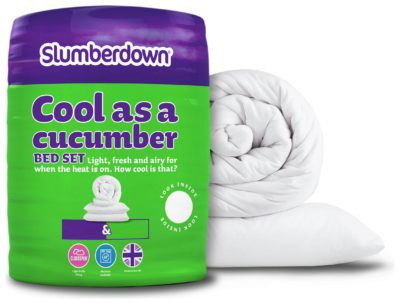 Cool as a Cucumber 45 Tog - Duvet and Pillow Set - Single